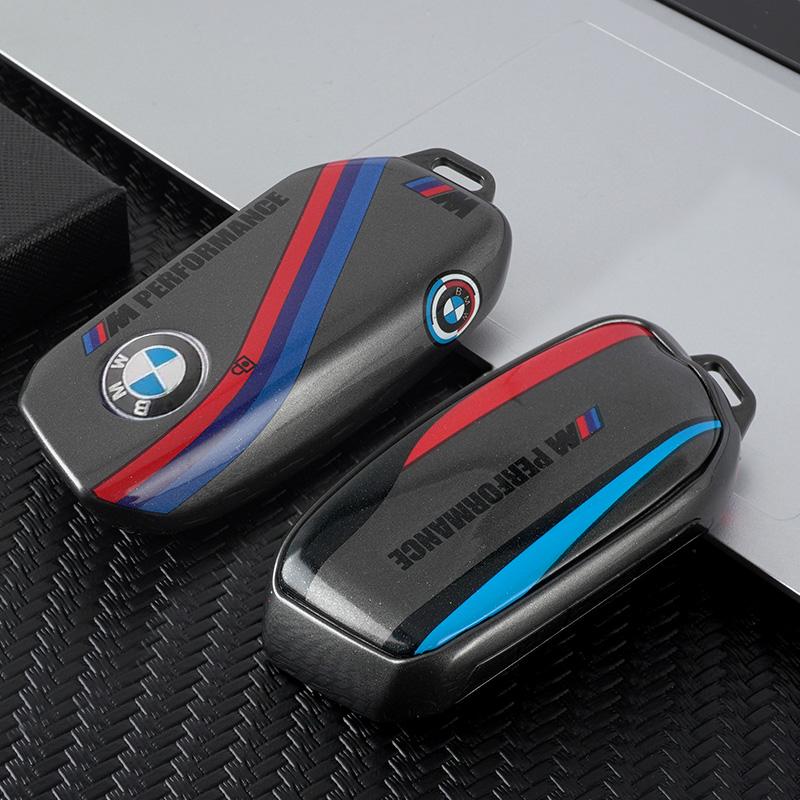 SQLI6 Sport Style TPU Car Key Case Cover Protector Shell For BMW 7 Series 735i 740Li X7 X1 U11 2023 I7 G07 LCI XM Keychain Accsesories