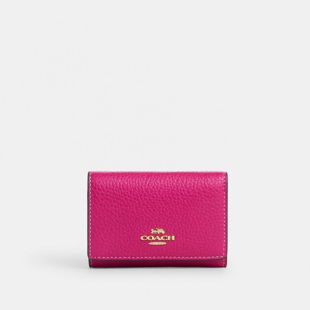 Coach Микро-кошелек Серебряный Деним