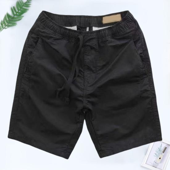 Свободные мужские шорты-карго с накладными карманами, модные летние повседневные брюки