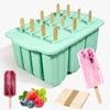 Silicone Ice Pop Molds 12 Cavity With Lid For Homemade Frozen Treats