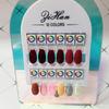 Premium Acrylic Nail Color Plate Magnet Nail Tips Display Board Comparison Color Card With Number Stickers For Nail Salon