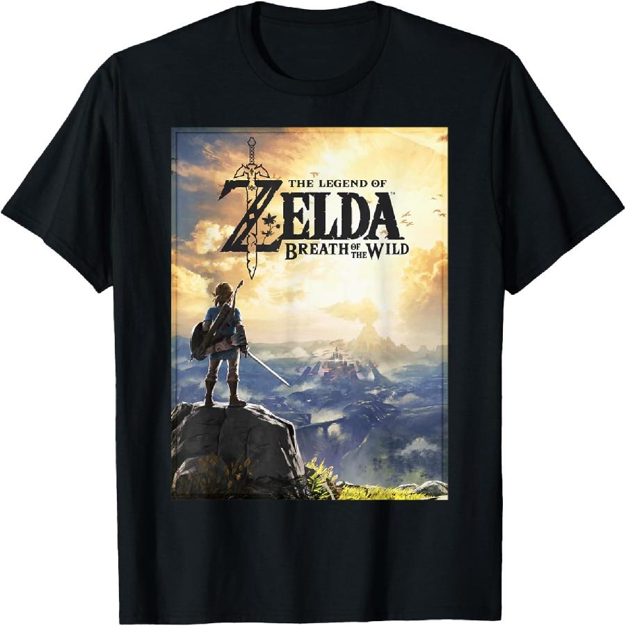 The Legend Of Zelda Breath Of The Wild Link Horizon Poster T-Shirt