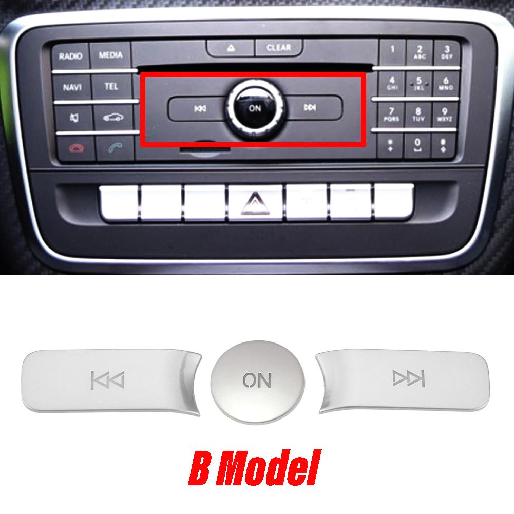 3 шт./компл. для Mercedes Benz AB CLA GLA Class W176 W246 C117 X156, кнопки включения громкости автомобиля, наклейки на крышку