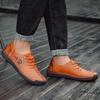 Мужская повседневная обувь в стиле ретро, большой размер, повседневные ботинки ручной работы из натуральной кожи, ботильоны