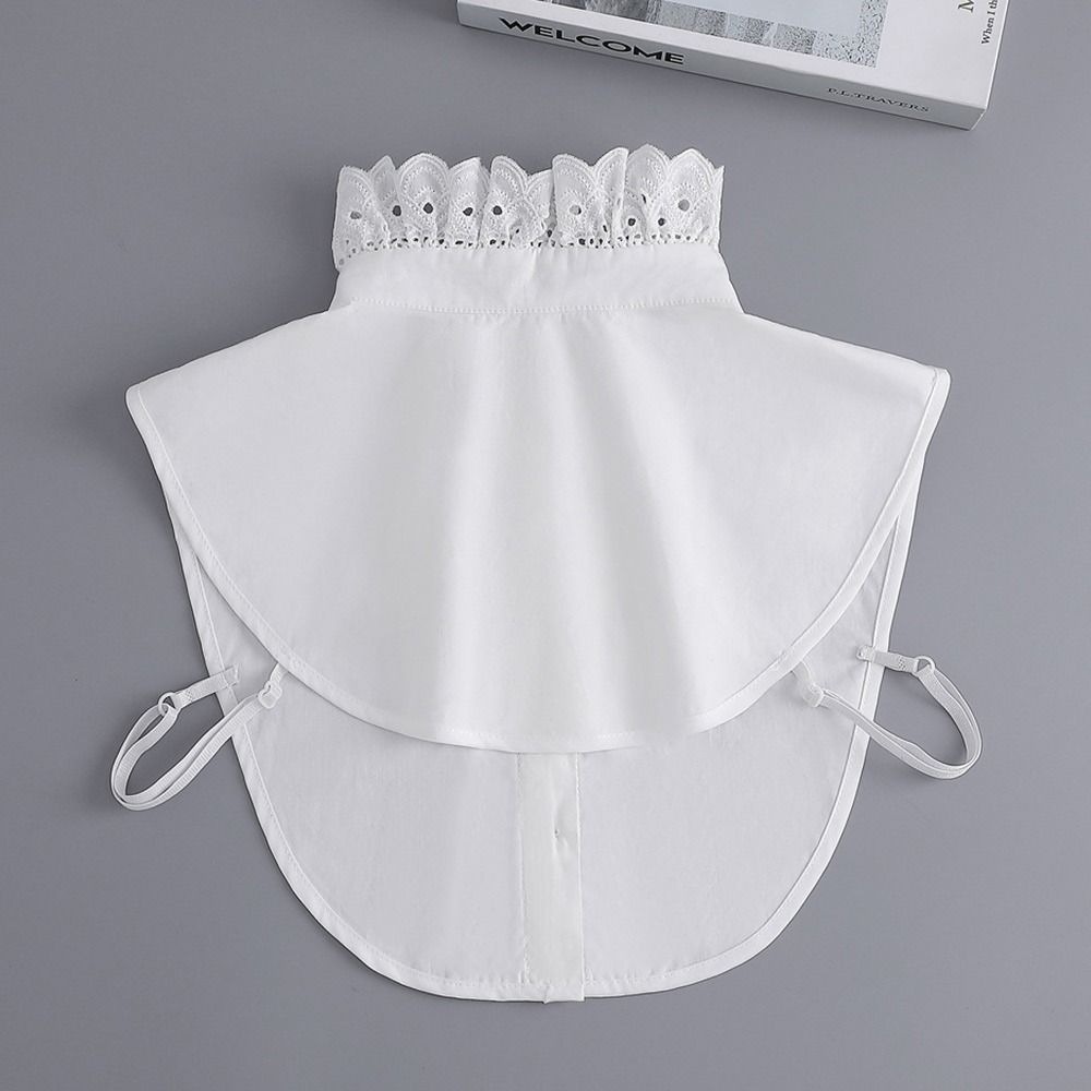 Хлопковая рубашка с искусственным воротником, классическая одежда, аксессуары, модная блузка, накладной воротник