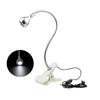 USB Rechargeable Clip-on Desktop LED Light Computer Reading Lamp with Button