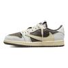 Кроссовки Travis Scott x Air 1 Retro Low OG PS Reverse Mocha Kids Brown Sail University-Red DO5442-162