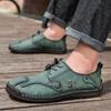 Модная мужская обувь из натуральной кожи ручной работы, повседневные слипоны-лоферы, дышащая кожаная обувь, мужские слипоны, горячая распродажа, мокасины, обувь в стиле милитари, большие размеры
