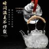 Gianxi Glass Teapot Home High Temperature Resistant Kettle Hammer Pattern Beam Teapot Tea Set Health Teapot Teapot