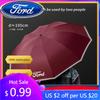 New 2026 Car Sticker For Ford Car Led Light Automatic Folding Windproof Sunshade Umbrella For Ford Focus Mondeo Raptor Fusion Ku