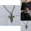 Vampire Demon Pendant Necklace With Wings For Halloween Party Accessories