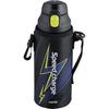 Wahei Phrases Water Bottle, Sports Bottle, 2WAY Bottle, 800ml, Thunder, Vacuum Insulated Bottle, Direct Drinking, Includes Cup, Heat Retention, Cold I