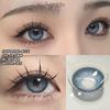 FUNSACHY 2pcs Natural Look Blue Eye Lenses Colored Contact Lenses for Eyes Eye Makeup Beauty Pupil Gray Eyes New Fashion Lens