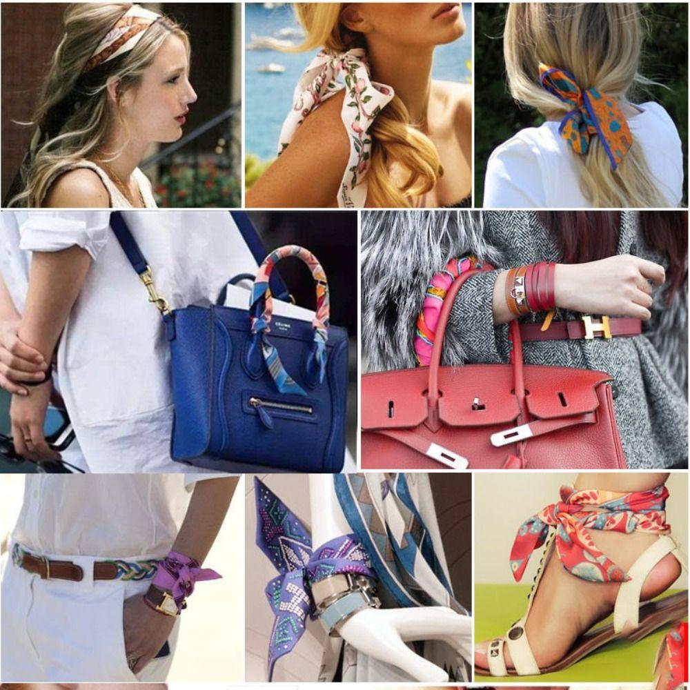 Floral Scarf Breathable Neckerchief Fashion Foulard Girl