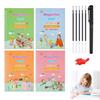 Handwriting Practice Book for Kids Magic Grooved Writing Copybook Reusable Writing Practice Workbook Kindergarten Pre-School Essentials