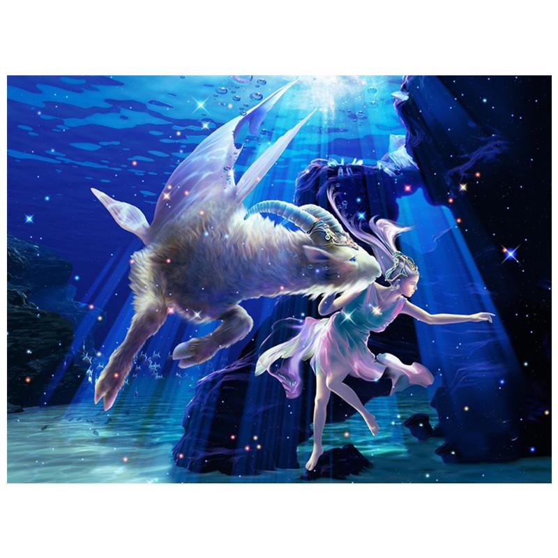 Полный 5D алмазная живопись Двенадцать созвездий DIY Алмазная вышивка Алмазная мозаика Наборы для вышивки крестом Домашний Декор Подарок