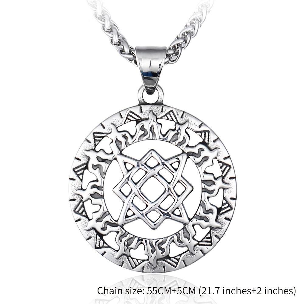 Новый винтажный кулон с кельтским узлом викингов, ожерелье от солнца в скандинавском стиле, мужское защитное ювелирное изделие для мотоцикла, подарок на вечеринку