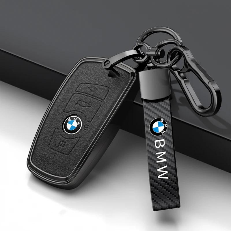 Car Key Case for BMW 216i F46 X1 X2 X3 X5 X6 GT 2 5 6 7 Series 3 4 Buttons Smart Keyless Remote Control Fobs Protector Cover UG6