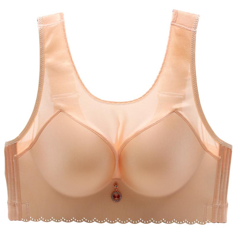 Scarless Bra with Added Fat and Enlarged Cup, Ultra-thin Large Size Bra, Anti Sagging Bra
