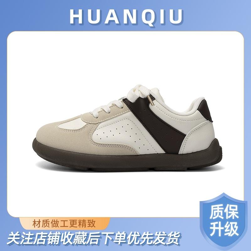 Глобальные ретро-стиль моральные тренировочные туфли женские 2025 новые весенние кампусные повседневные туфли универсальные с толстой подошвой ZHQ68176