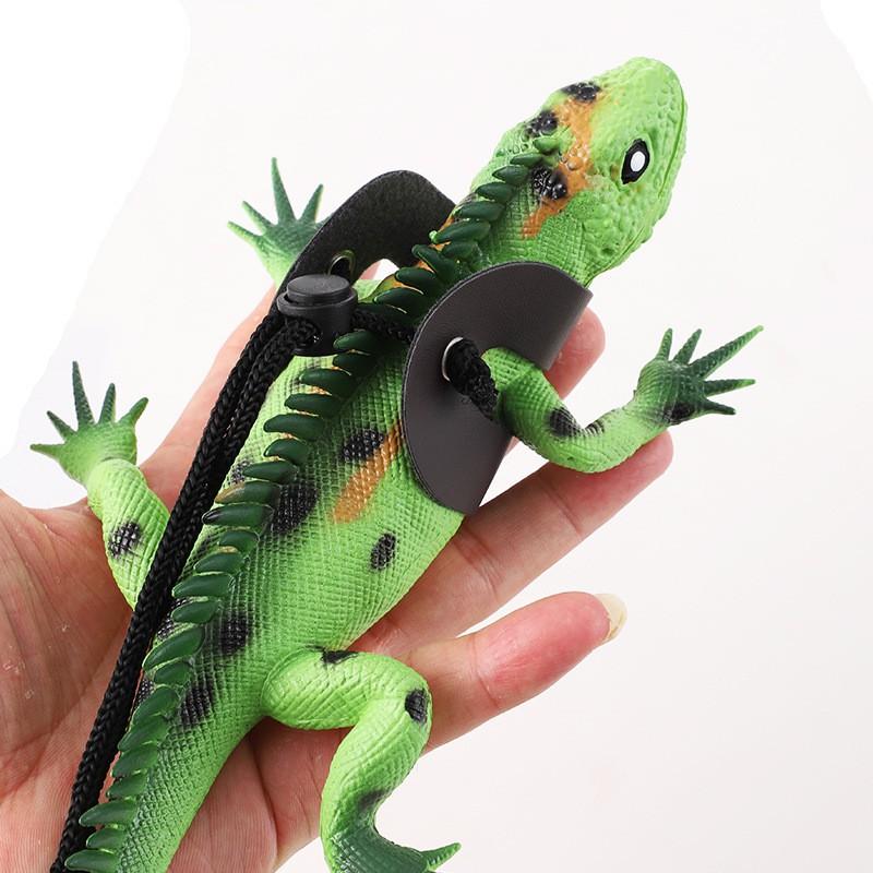 Adjustable Nylon Harness Set Small Pets Lizard Chinchilla Guinea Pig Outdoor Walking Lead