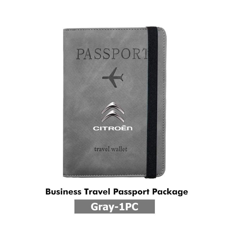APG1 Rfid Blocking Passport Cover Travel Wallet Card Ticket Holder For Citroen C5 C1 C2 C6 C4L DS3 DS4 DS5 C-Elysee Grand Berlingo