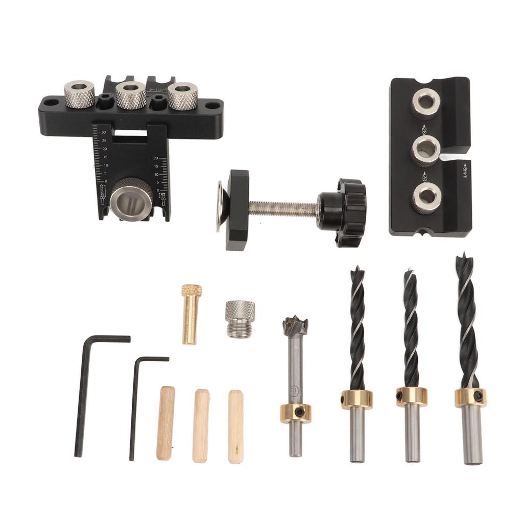 Дюбель-кондуктор, быстрое точное позиционирование отверстий, локатор сверления отверстий из алюминиевого сплава для мебели