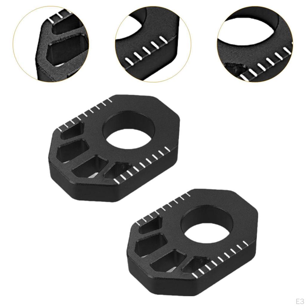 1 пара блоков задней оси для мотоцикла Dirt Bike, регулятор натяжителя цепи из алюминиевого сплава для Crf250L