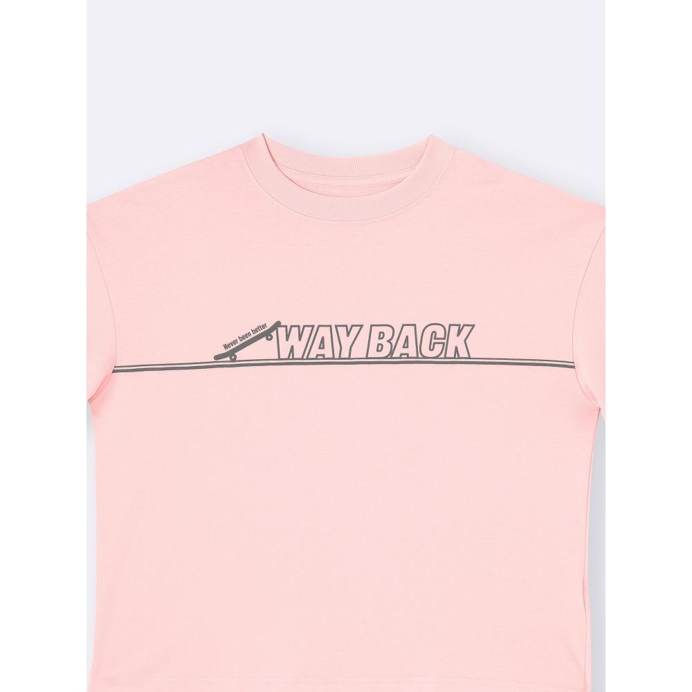 GU by Uniqlo Детский унисекс большой графический скейтборд T 