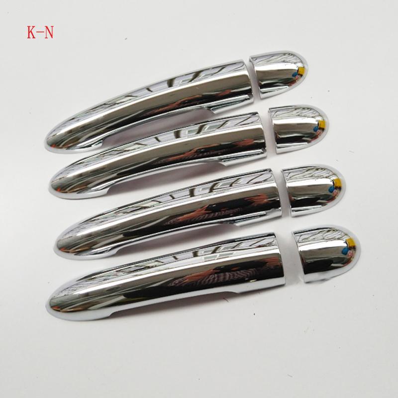 ABS Chrome Door Handle Cover Trim for Renault Megane ii 2 MK2 2002 2003 2004 2005 2006 2007 2008 Car Styling Sticker Accessories