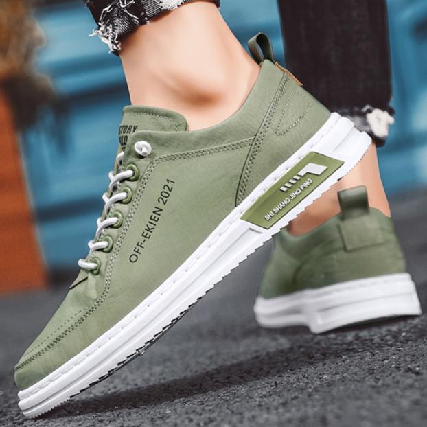 Мужская парусиновая обувь, дышащая летняя обувь из ткани Ice Silk, новые модные и универсальные мужские туфли с низким вырезом для одной ноги в корейском стиле