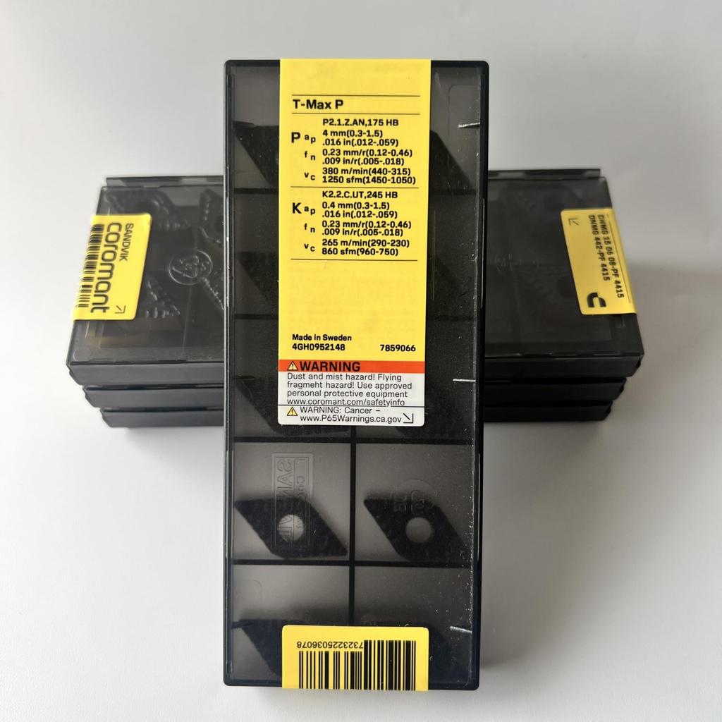 Sandvik / DNMG150608-PF 4415 / Original Swedish Hard Alloy Blade 10 Pcs