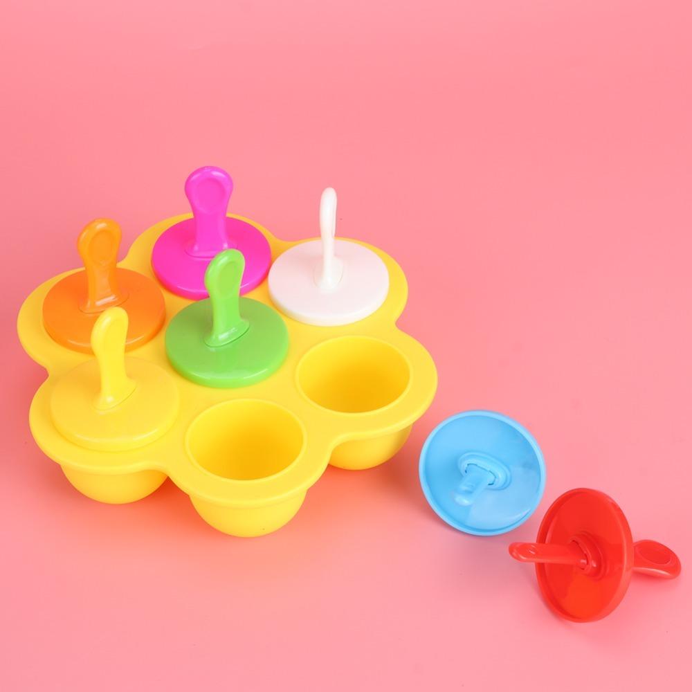 BPA Free Silicone Ice Cream Molds Reusable Silicone DIY Mold Popsicle Molds  Homemade Food
