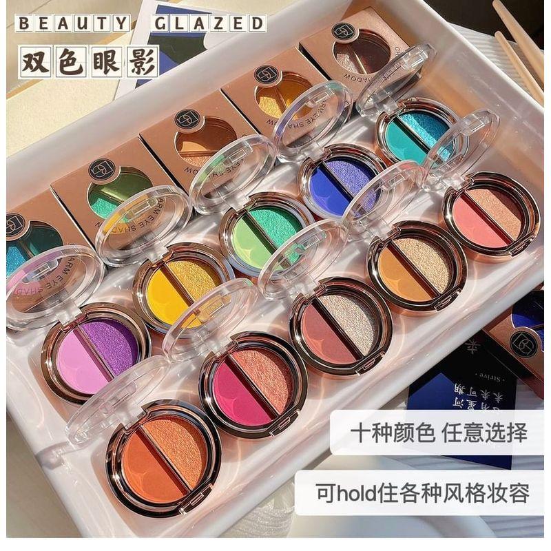 BEAUTY GLAZED - Матовые и жемчужные тени для век с двойным эффектом Charm - 10 оттенков