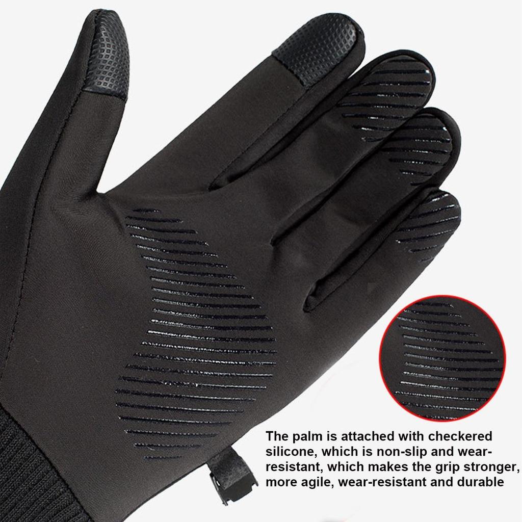 Winter Gloves For Men Women Children Glove Outdoor Windproof Gloves Thicken Warm  Unisex Full Finger Gloves
