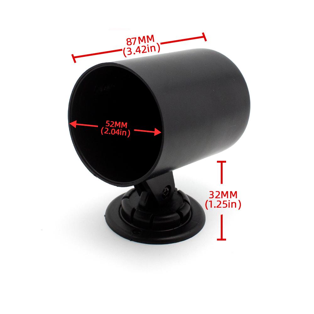 2 inches 52mm Universal Car Gauge Bracket Black Single Bracket Double Bracket Triple Bracket Car Gauge Pod Car Meter Holder