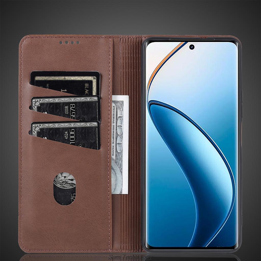 Роскошный магнитный адсорбционный кожаный чехол для OPPO Realme P1 Pro P1Pro (5G) Защитный чехол с откидной крышкой Capa Fundas Coque