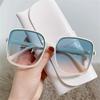 Fashion Driver Goggles Vintage Big Frame Eyewear for Lady Oversized Sunglasses Women Square Sun Glasses