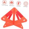 Автомобильный светоотражающий знак безопасности, 2 шт., дорожный предупреждающий треугольник, светоотражающий материал высокой видимости