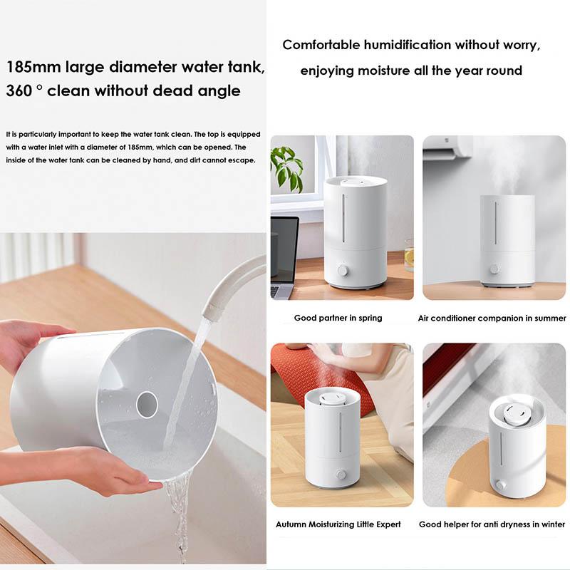 XIAOMI MIJIA Air Humidifier 4L 2 For Home Essential Oils Diffuser Bedroom Aroma Diffuser 99.9% Antibacterial Water Tank