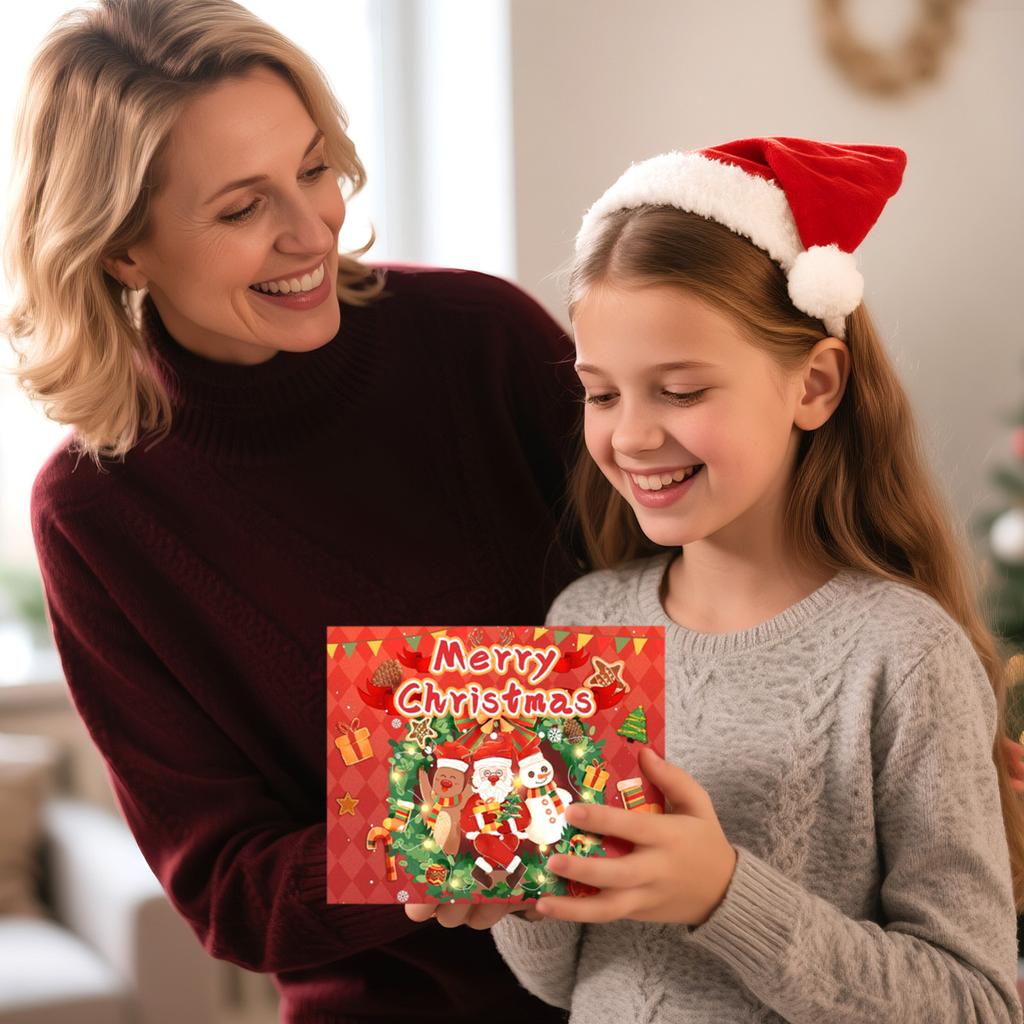 Christmas Advent Calendar Gifts, DIY Bracelet Making Kit For For Child Adult, 24Days Christmas Countdown Calendar Jewelry Gifts