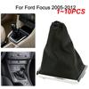 1~10PCS For Focus 2 MK2 2005 2006 2007 2008 2009 2010 2011 New Black Car Gear Knob Real Leather Gaiter and Chrome