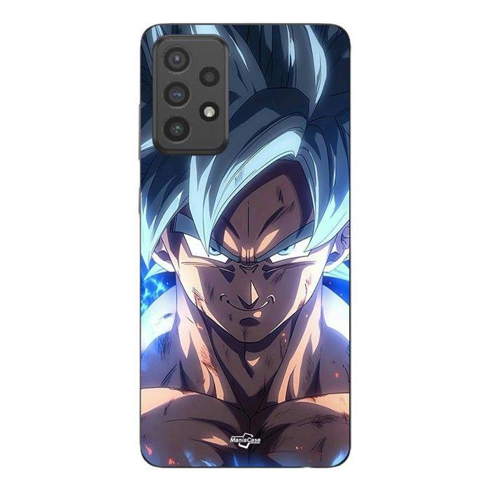Coque de téléphone - MANIACASE - Samsung Galaxy A33 5G - Silicone TPU - Dragon Ball Z GOKU - Noir