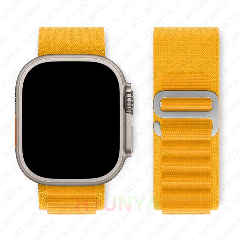 Альпийский ремешок для Apple Watch Band Series 10 9 8 7 SE Ultra 2 41мм 42мм 45мм 46мм 49мм 40мм 44мм IWatch Correa Ремешок Браслет