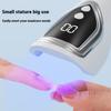 YIKOOLIN Handheld UV LED Nail Lamp Mini Manicure Nail Dryer with 5 Lamp Beads Quick Drying USB Rechargeable Gel Nail Polish Ligh