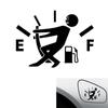 Забавная наклейка на автомобиль Pull Fuel Tank Pointer Decal для Toyota Prado 120 Land Cruiser C-HR Yaris Auris Hilux Corolla Camry RAV4