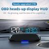 C7B OBD HUD Car Head Up Display Digital Speed Water Temperature Voltage Fuel Consumption Turbine Pressure With Reminder Alarm
