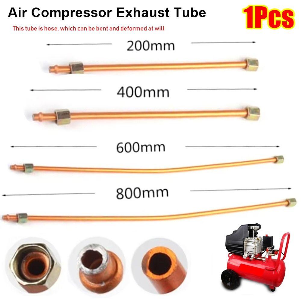 1Pcs 200/400/600/800mm Pressure Relief Valve Tube Air Line Hose  Air Compressor Replacement Parts