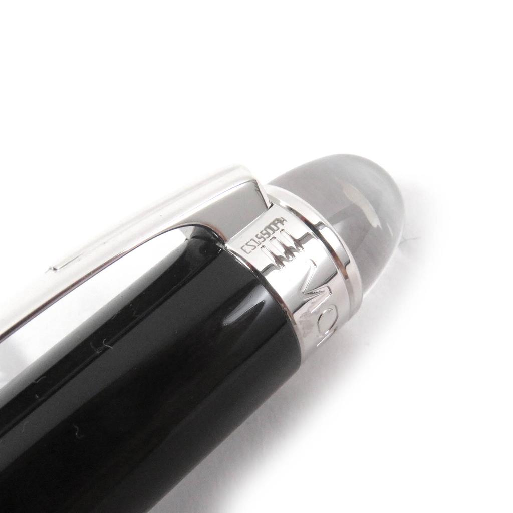 Very Good MONTBLANC Ballpoint pen black Precious resin mens Used