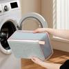 Zipper Closure Shoe Washing Bag Fluffy Chenille Laundry Bag Simple Shoes Washing Pouch  Household